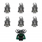 7pcs Hela Undead armies Thor Ragnarok Set Minifigures Block Toys