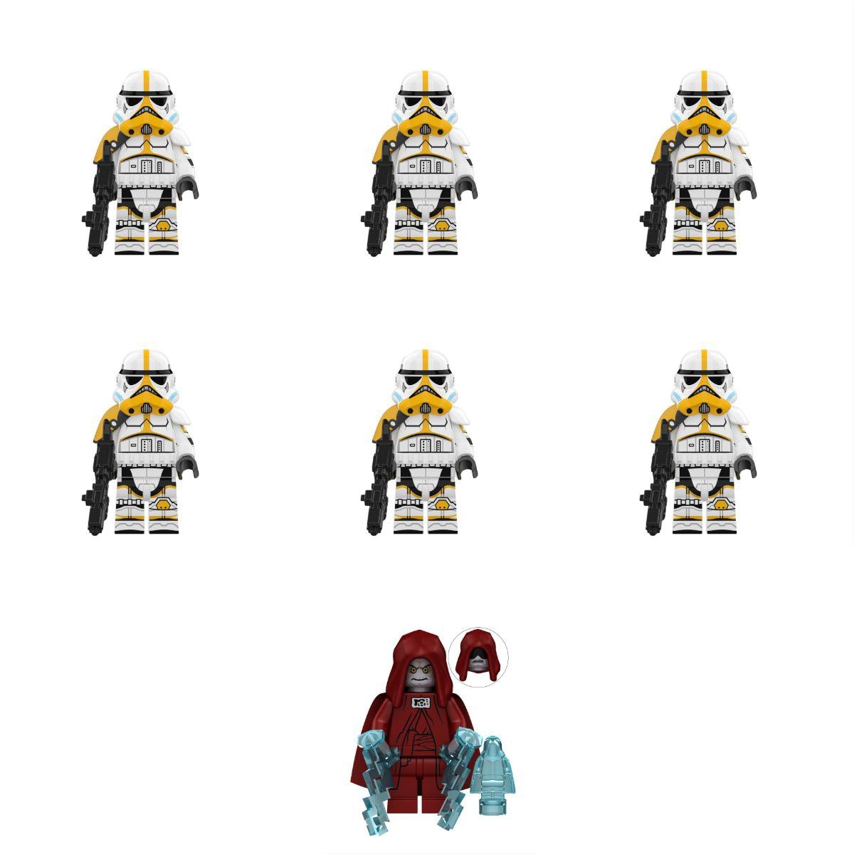 Artillery Stormtrooper Sheev Palpatine Star Wars Set Minifigures Block Toys