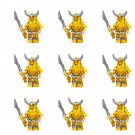 9pcs Master Of The Golden Dragon Ninjago Sets Minifigures Block Toys