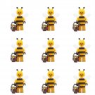 9pcs Bee Girl TV Sets Minifigures Block Toys