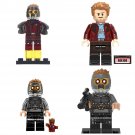 4pcs Star-Lord Guardians of the Galaxy Set Minifigures Block Toys