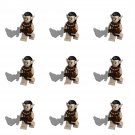 9pcs Uruk-hai Erech The Lord of the Rings Set Minifigures Block Toys