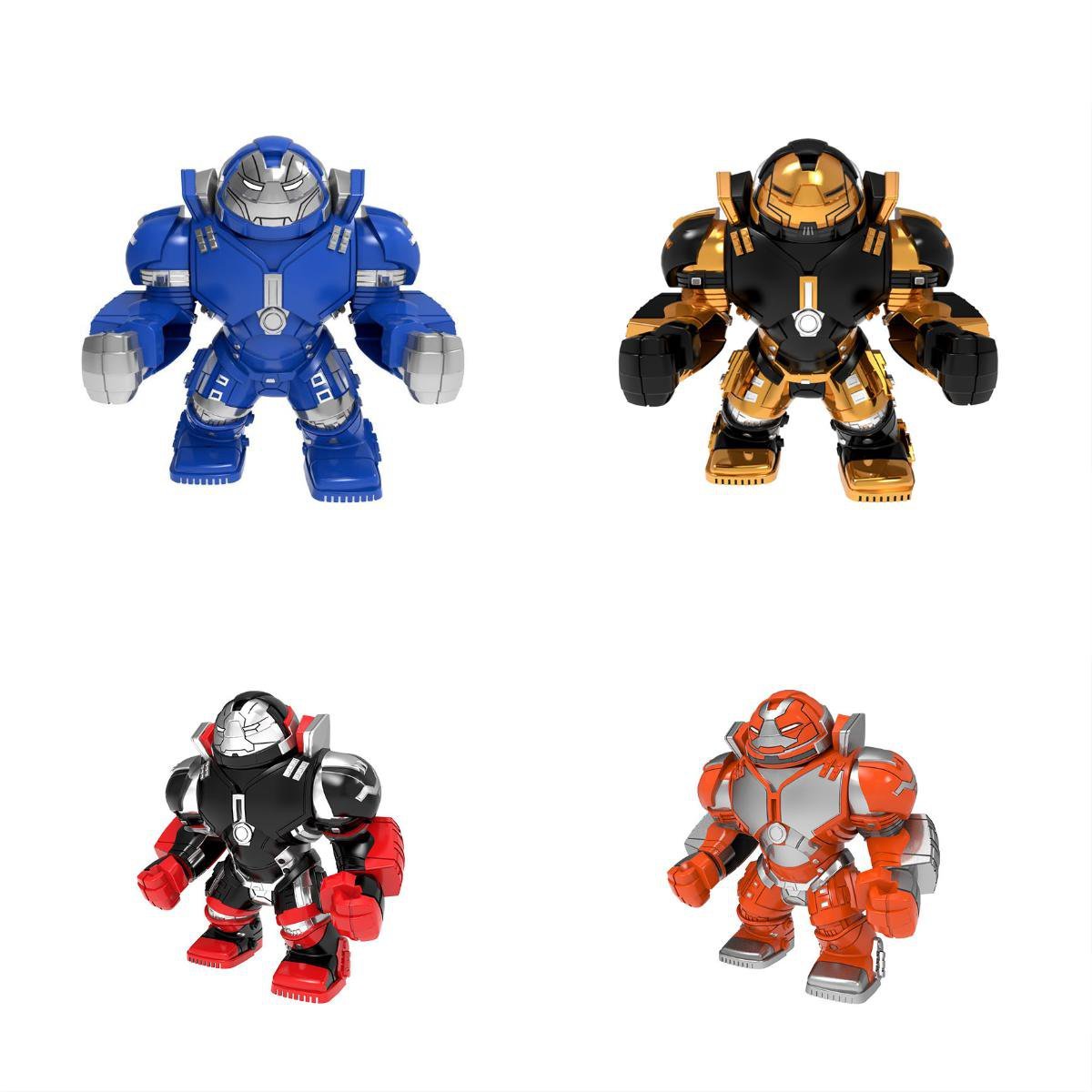 4pcs Big Hulkbuster Super Hero Set Minifigures Block Toys