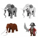 Zombie-Pirat Mammuthus primigenius Elephantidae Toy Minifigures Block Toys