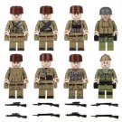 USSR Red Army Vs United States Armed Forces WW2 Military Minifigures Block Toys