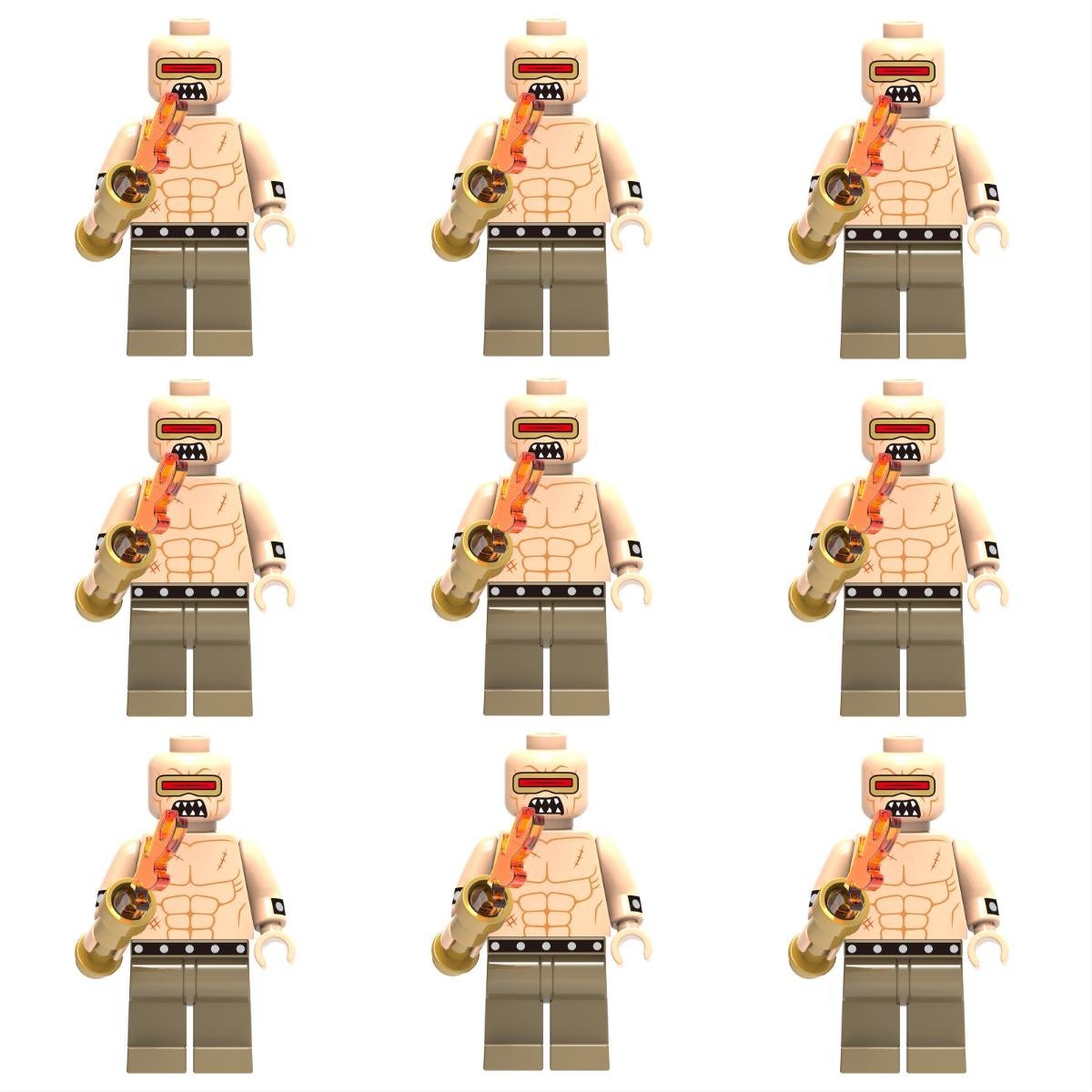 9pcs Mutant Leader Shift DC Super Heroes Sets Minifigures Block Toys