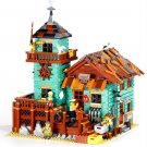 Old Fishing Store City Sets Minifigures Block Toys