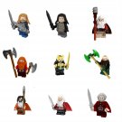The Hobbit Thorin Oakenshield Dwarf team movie Sets Minifigures Block Toys