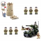 WW2 German army Fort Base Military Set Minifigures Block Toys