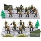 WW2 Big America Armed Forces base Toy Minifigures Block Toys