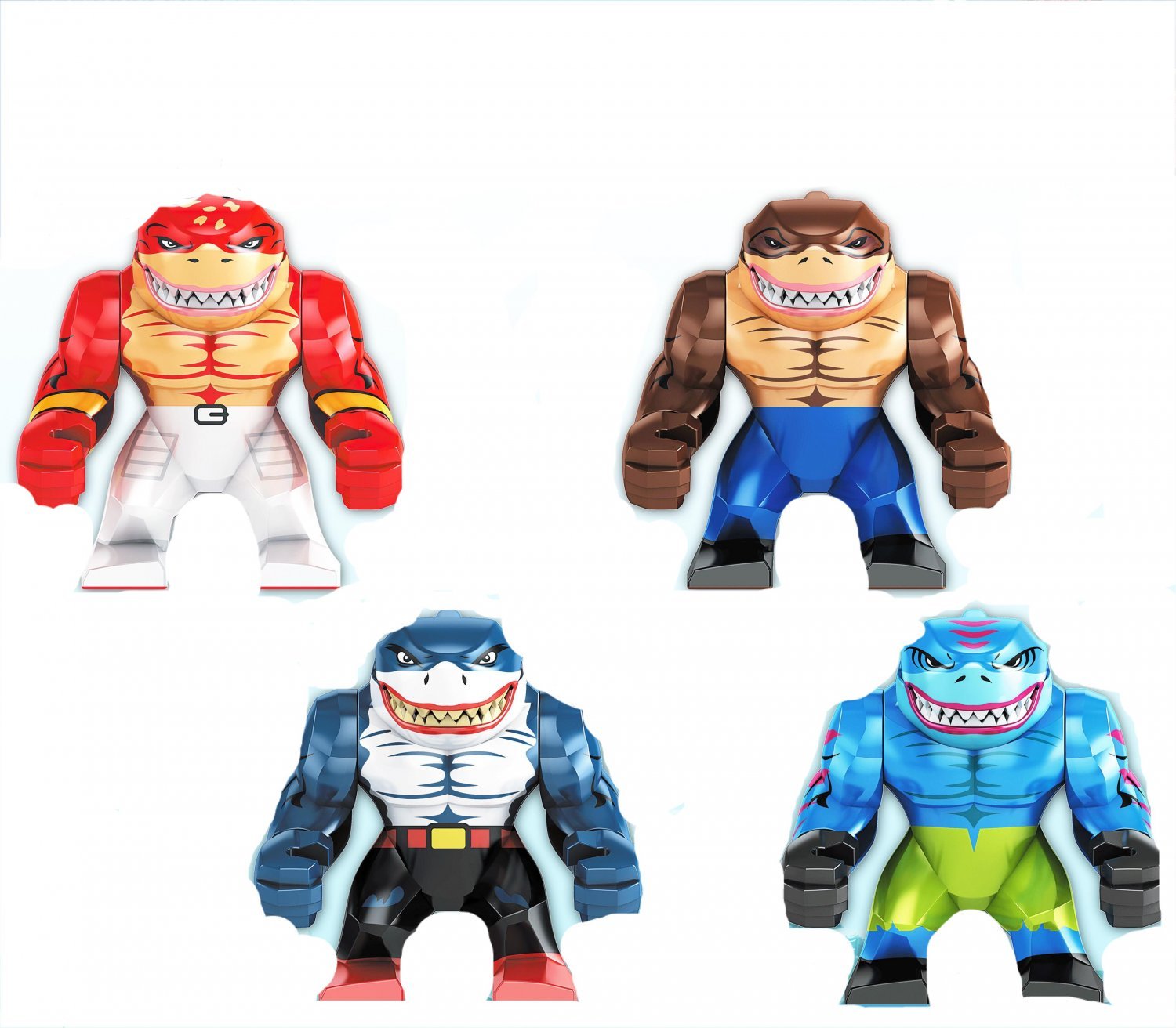 Big Slammu Jab Ripster Streex Suicide Squad Set Minifigures Block Toys