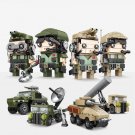 SWAT Police BrickHeadz City Police Set Minifigures Block Toys