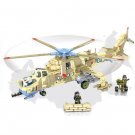 USSR Mil Mi-24 Helicopter Soldier Military Sets Minifigures Block Toys