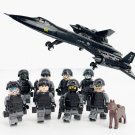 SR-71 Blackbird Reconnaissance Aircraft Specia Force Military Set Minifigures