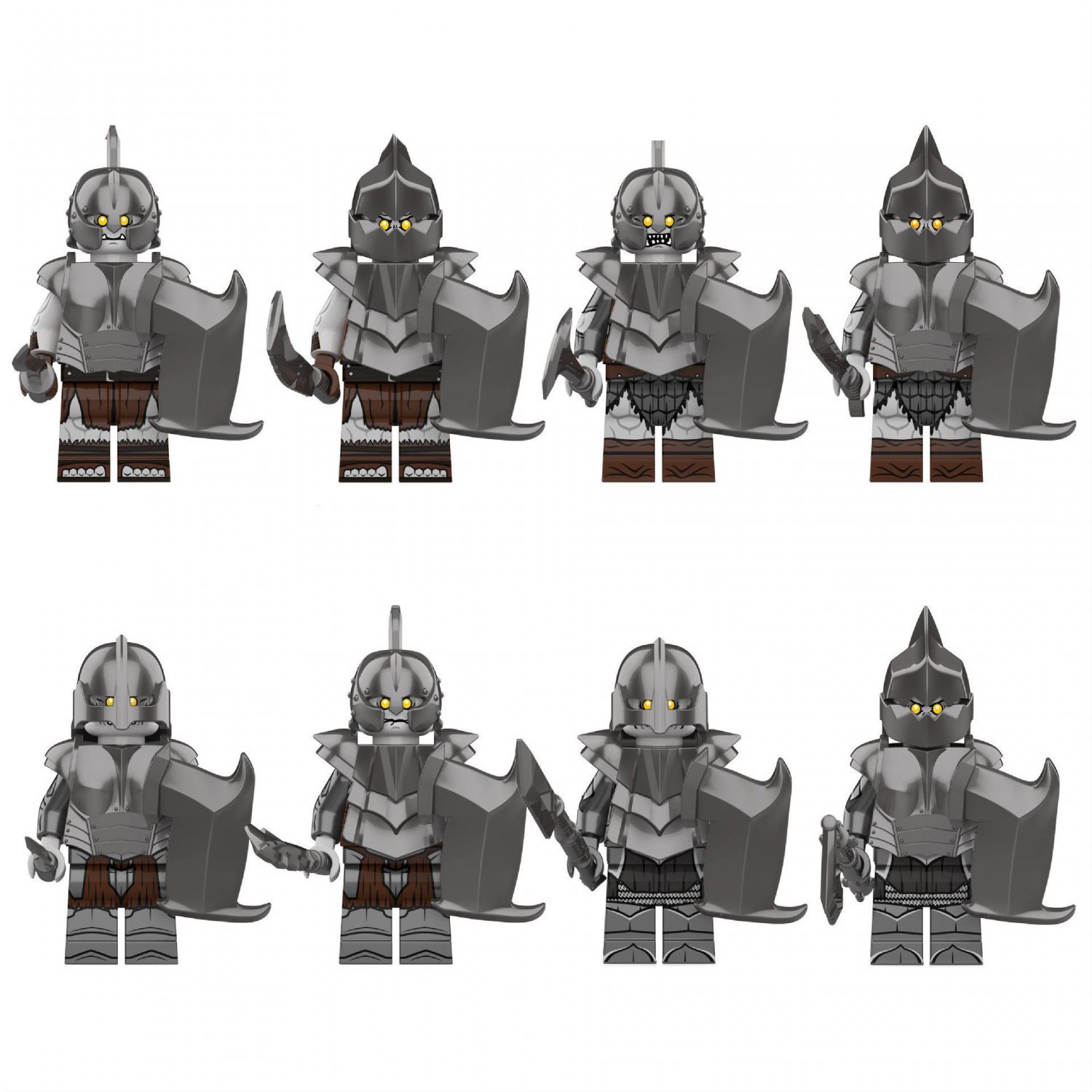 New Uruk-hai Uruk-hai Set Minifigures Block Toys