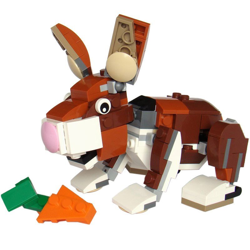 Big Rabbit building block Toy Minifigures Block Toys