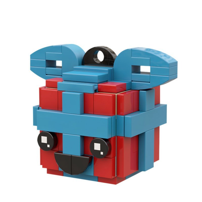 Gift Box Ornament Big head Toy Minifigures Block Toys