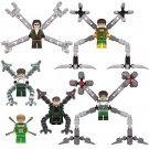 6pcs NEW Doctor Octopus Super Heroes Sets Minifigures Block Toys