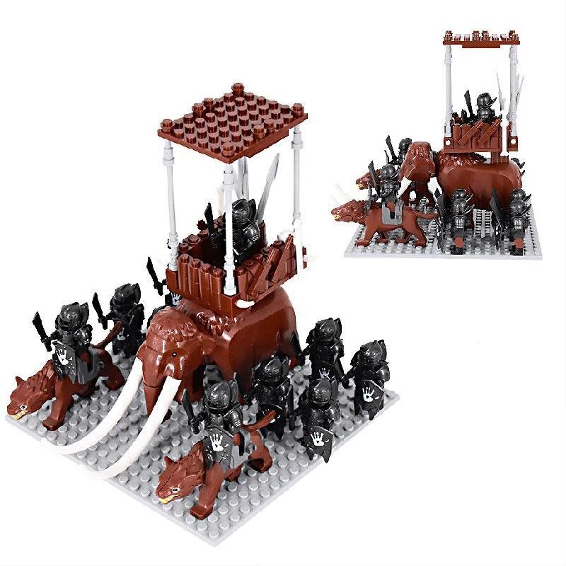 Uruk-hai Elephant Army The Hobbit The Battle of the Five Armies Set Minifigures