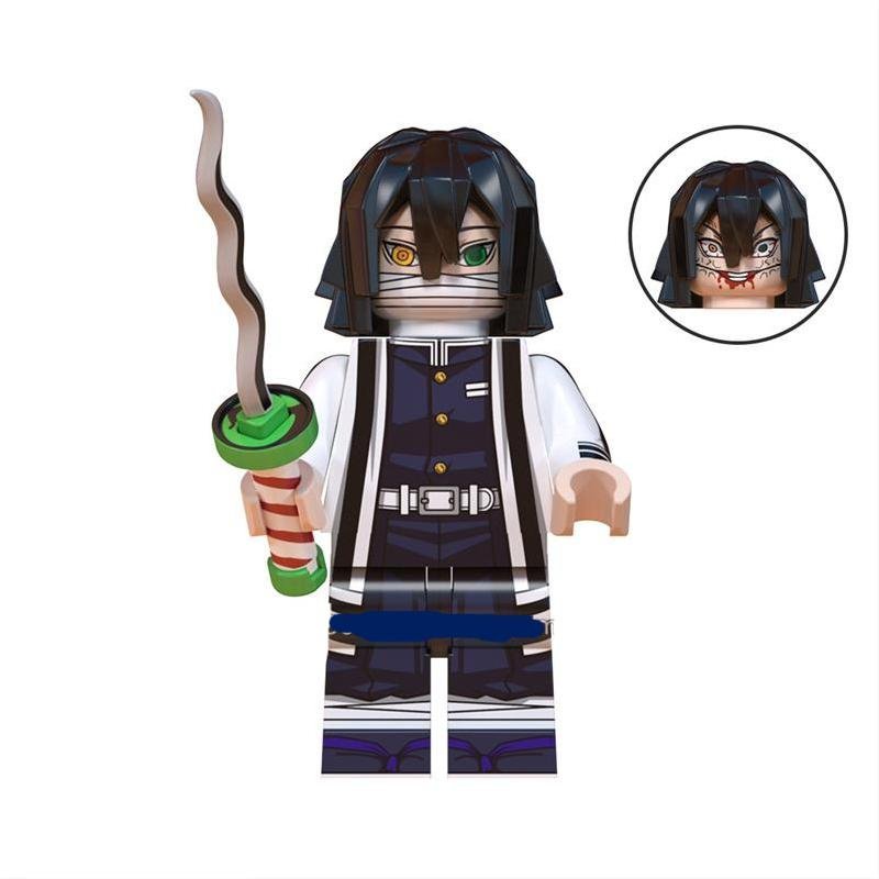 Iguro Obanai Demon Slayer Custom Minifigures Block Toys