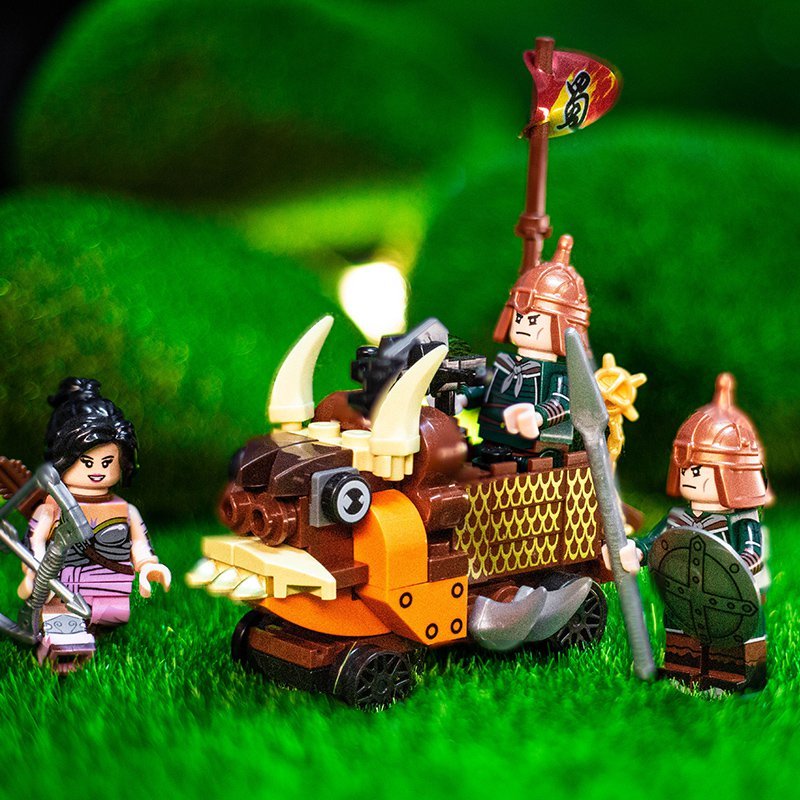 Machinery cattle Middle ages China Soldier Toy Minifigures Block Toys
