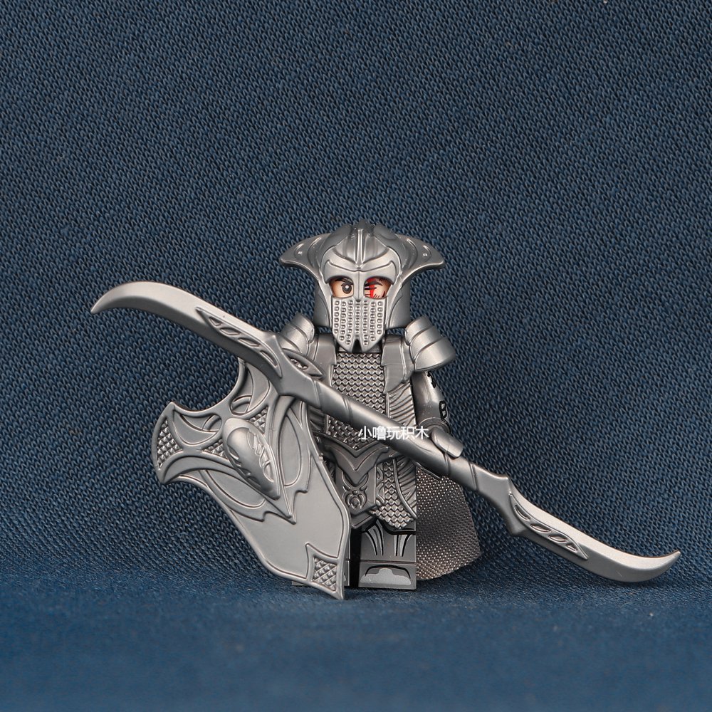 Double head knife Mithril Warrior movie Minifigures Block Toys
