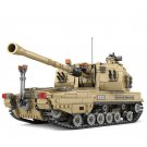 Howitzer Motor Carriage Self propelled Gun Military Set Minifigures Block Toys