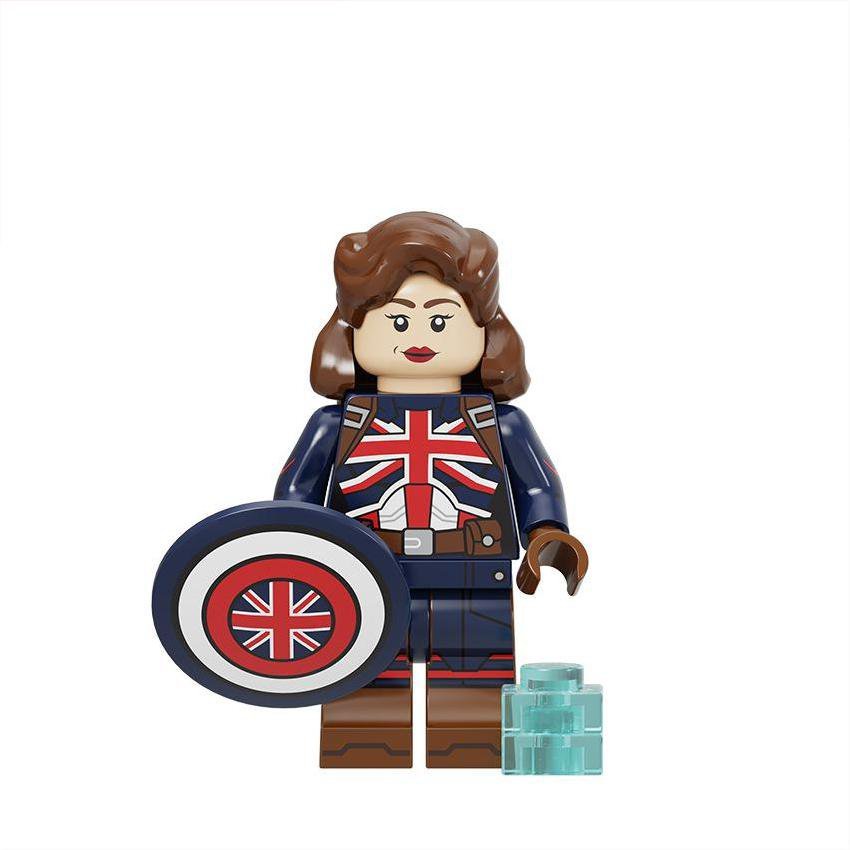 Captain Britain Brian Braddock Super Heroes Minifigures Block Toys