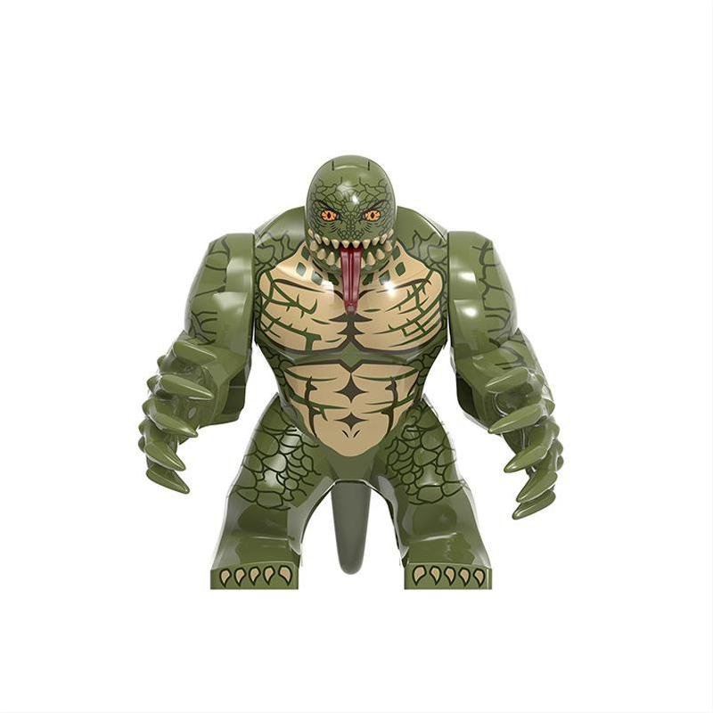 New Big Lizard Super Heroes Minifigures Block Toys
