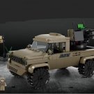 Military Off Road Pickup Truck Soldiers Toy Minifigures Block Toys
