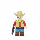 West cowboy Mario Super Mario Minifigures Block Toys