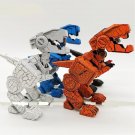 3Pcs Deformation mechanical dragon Toy Minifigures Block Toys
