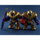 2pcs Golden Armour Thanos The Avengers Sets Minifigures Block Toys