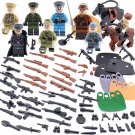 WW2 France Italy Soviet Union UK US Army Toy Minifigures Block Toys