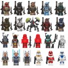 22pcs Heavy Infantry Mandalorian Ahsoka Stormtrooper Star Wars Sets Minifigures