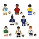 World National Football team Football Sets Minifigures Block Toys