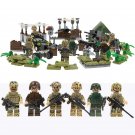 Special Forces Camping Base tent soldier Military Sets Minifigures Block Toys