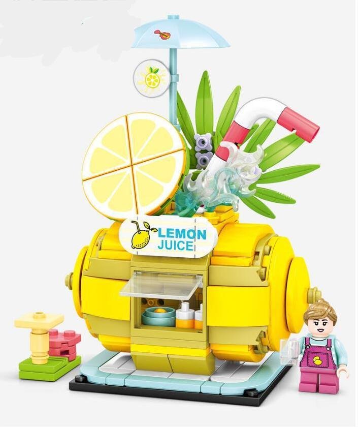 Lemon shop City Halloween Set Minifigures Block Toys