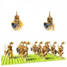 10pcs Golden Skeletal Army Medieval Knights Sets Minifigures Block Toys