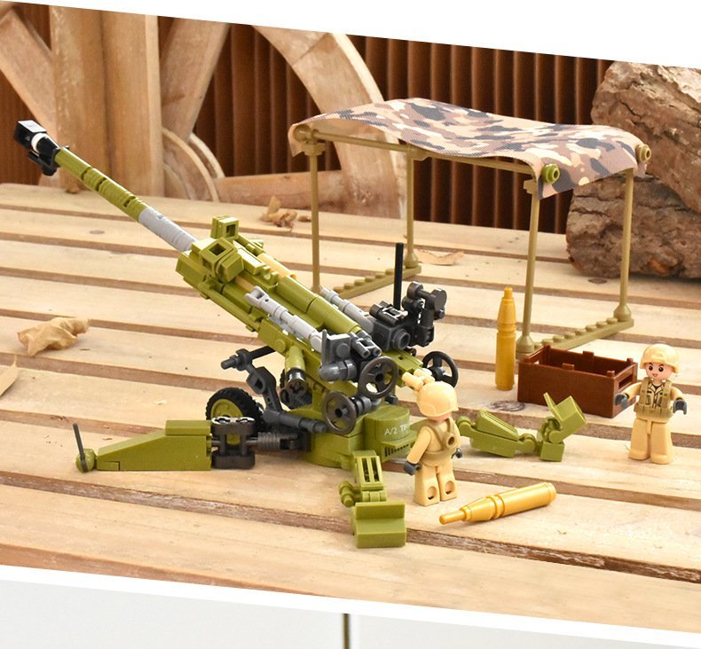 M777 Ultralightweight Field Howitzer Howitzer Sets Minifigures Block Toys