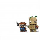 Rocket Racoon Groot BrickHeadz Super Heroes Sets Minifigures Block Toys