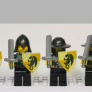 8pcs Castle Dragon Knights Soldier Medieval Knights Sets Minifigures Block Toys