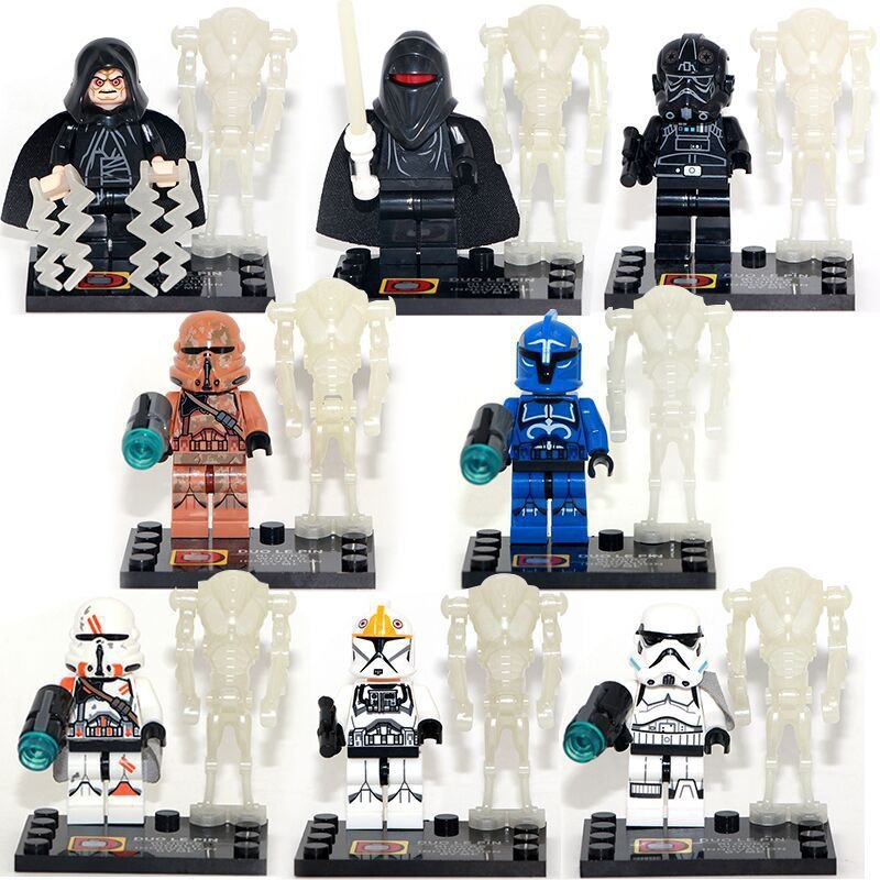 Sheev Palpatine Emperor's Royal Guard Battle Droid Star Wars Minifigures Toys