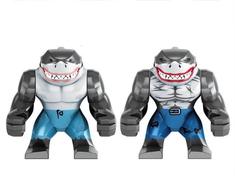 King Shark Fierce Shark Superboy Set Minifigures Block Toys
