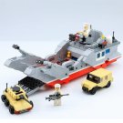 Amphibious landing ship Tank Jeep Military Set Minifigures Block Toys