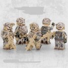 Desert Camouflage Heavy Specia Force Military Sets Minifigures Block Toys