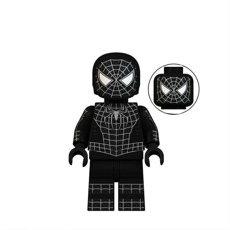 Parasitic body Battle suit Spider-Man Minifigures Block Toys