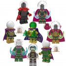 8pcs Mysterio Spider-Man Sets Minifigures Block Toys