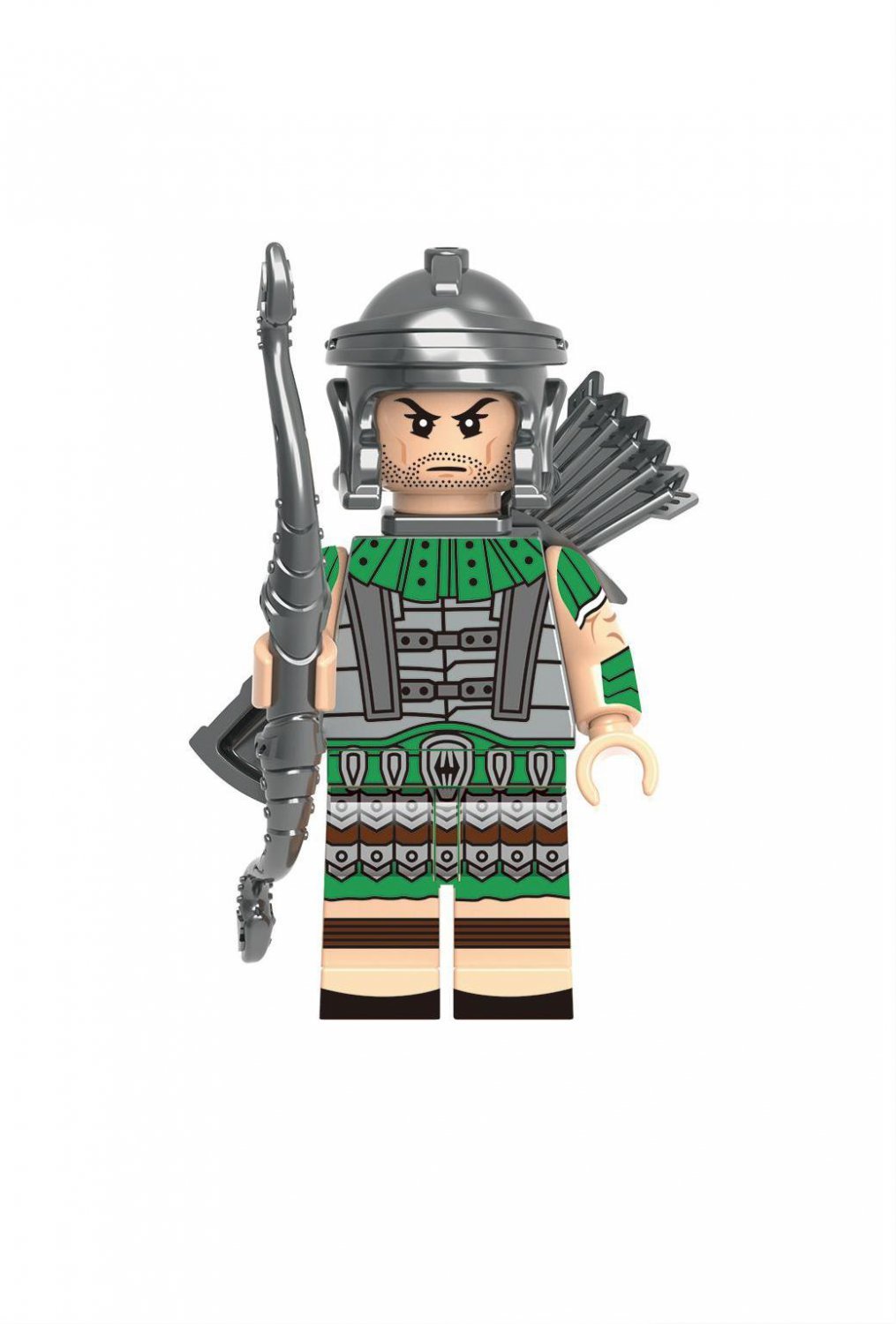 Roman Archer Medieval Knights Minifigures Block Toys