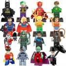16pcs Justice League Superman Supergirl The Flash Toy Minifigures Block Toys